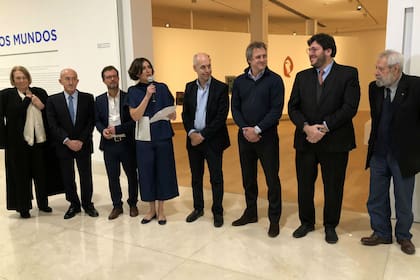 El acto inaugural, con la presencia de Laura Buccellato, Roberto Álvarez, Enrique Avogadro, Victoria Noorthoorn, Horacio Rodrígez Larreta, Felipe Miguel, Pablo Avelluto y Raúl Santana
