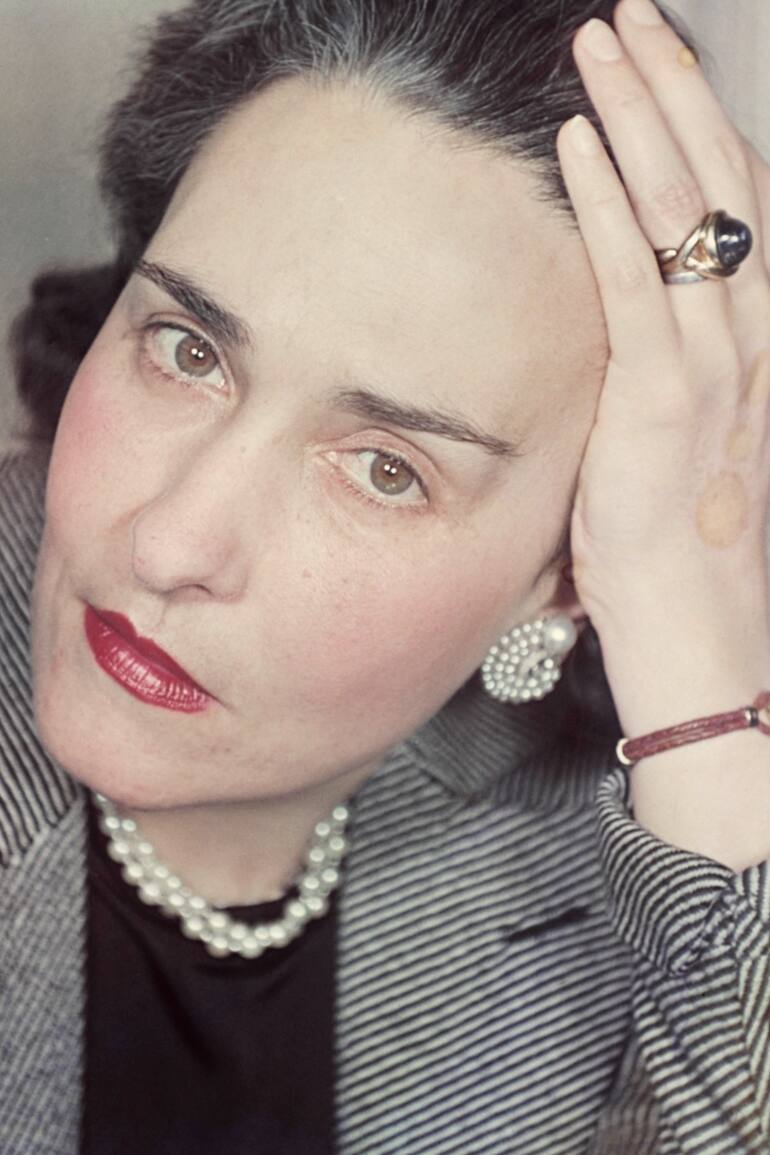 Victoria Ocampo retratada por Freund en 1939 (detalle)