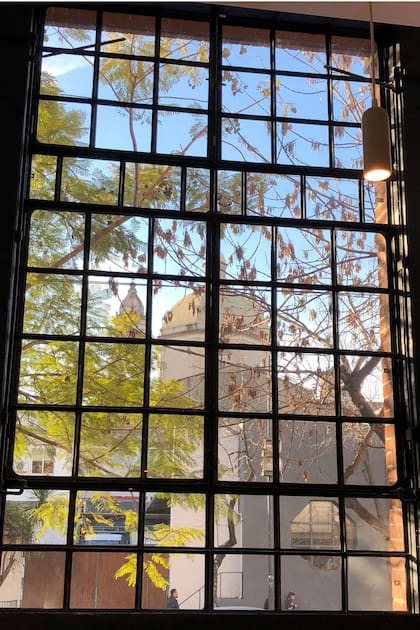 Vista de San Telmo desde el nuevo café-tienda