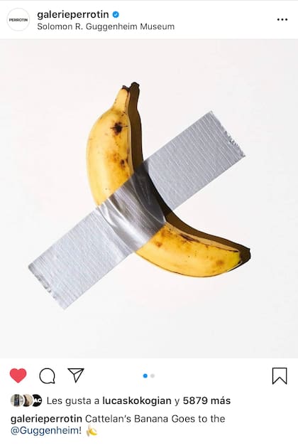 El debate se reavivó en la cuenta de Instagram de la galería que representa al artista