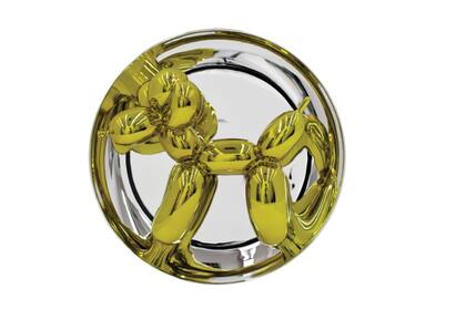 Escultura de Jeff Koons ofrecida en Artsy por el Museo de Arte Contemporáneo de Los Ángeles con un valor de 11.000 dólares