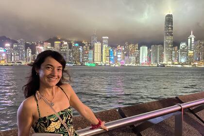 “Y a veces voy con una gran expectativa de todo lo que quiero hacer y después te das cuenta de que el tiempo propio y de los otros es limitado y que no podés hacer todo eso que pensabas”.