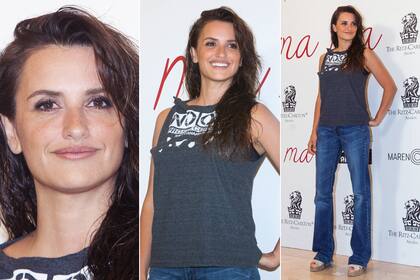 ¿Y el glamour? Penélope pasaba por ahí, vio luz y entró....