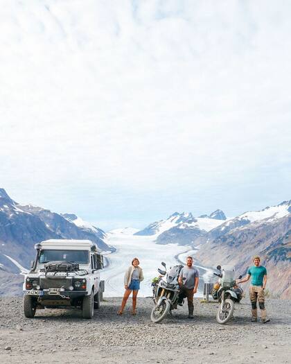 Ya en América del Norte, Nicolas Chazee y Mathilde Vougny recorrieron el sur de Alaska y Canadá