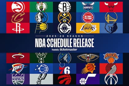 Ya está listo el calendario de la temporada 2025-2026 de la NBA (NBA)