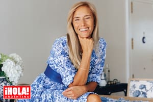 Marina Borensztein posa en su casa de Marbella y habla de su vida en España junto a Oscar Martínez