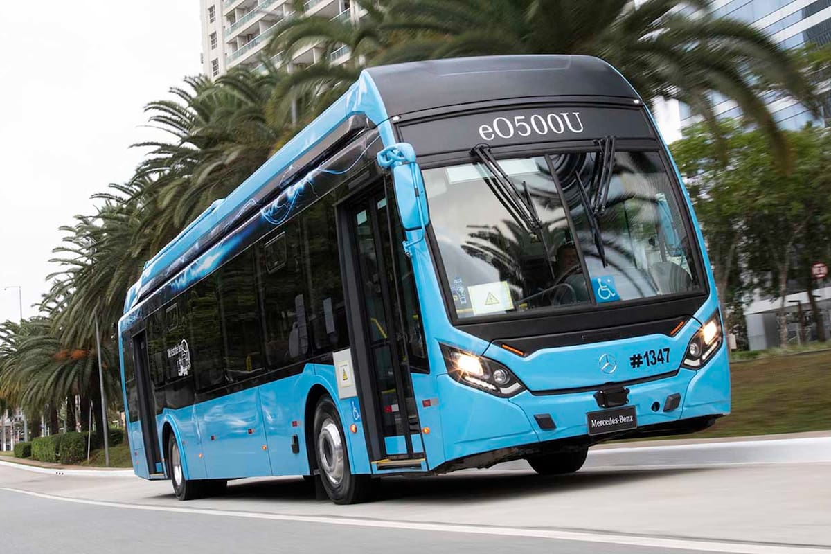 Ya hay 250 unidades de los buses eléctricos de Mercedes-Benz circulando en Brasil