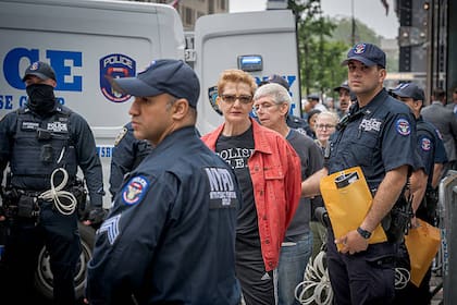 Ya hubo 24 arrestos durante las protestas en diferentes puntos de la ciudad de Nueva York