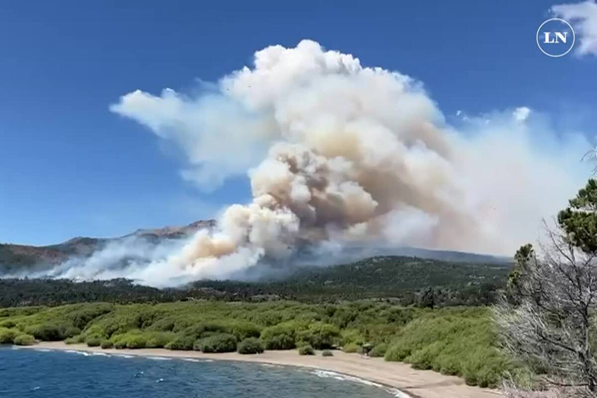 Ya son más de 1000 las hectáreas que se queman en el Parque Nacional Los Alerces