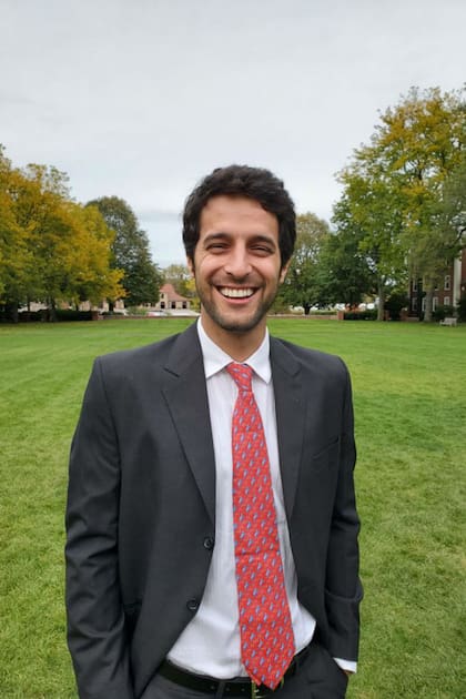 Yago, de 30 años, es otro de los cinco argentinos que está haciendo el MBA en HBS