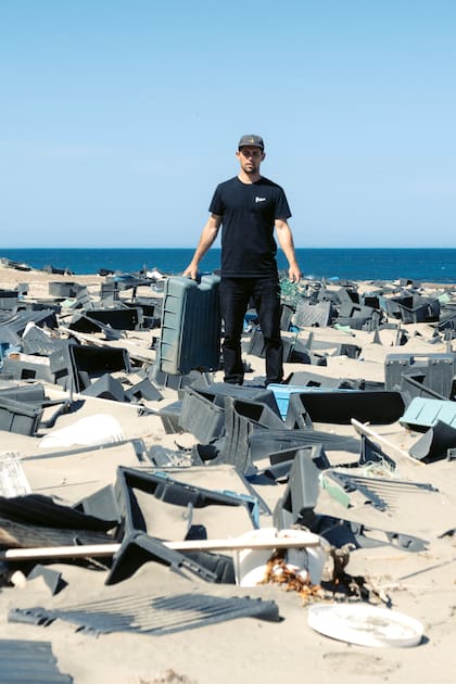 Yago Lange fue deportista olímpico de vela y ahora hace campañas para cuidar el mar