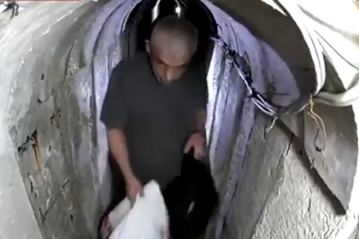 Yahya Sinwar en el túnel el 7 de octubre