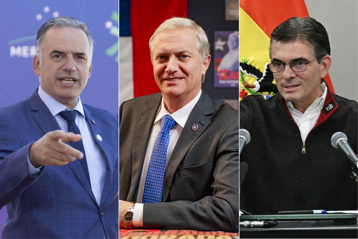 Yamandu Orsi; José Antonio Kast y Rodrigo Paz