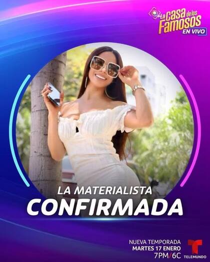 Yameyry Yfante, la influencer y cantante más conocida como “La Materialista”