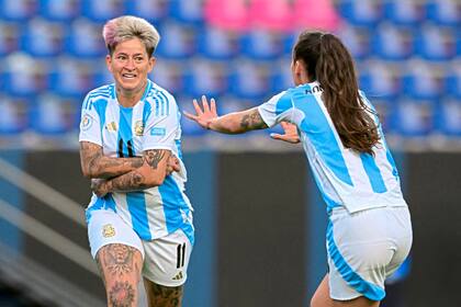 Yamila Rodríguez convirtió un gol agónico para que la selección argentina derrote a Perú