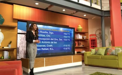 Yanet García saltó al plano nacional e internacional como "la chica del clima", primero en Monterrey y después en el popular programa Hoy