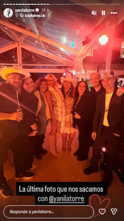 Yanina celebró con su familia y su círculo íntimo de amigos (Foto: Instagram @yanilatorre)