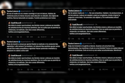 Yanina Latorre apuntó contra Estefi Berardi (Captura Twitter)