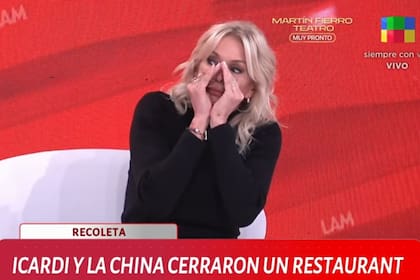 Yanina Latorre contó detalles de lo que ocurrió con la China Suárez y Mauro Icardi en Buenos Aires (Foto: Captura TV)