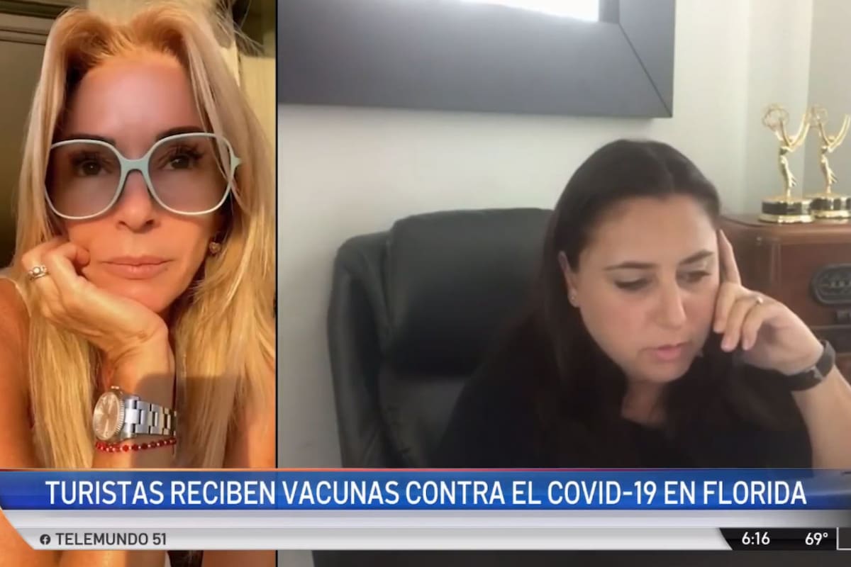 Yanina Latorre mostró la vacunación de su madre en sus redes sociales y fue una de las apuntadas por la TV de Miami