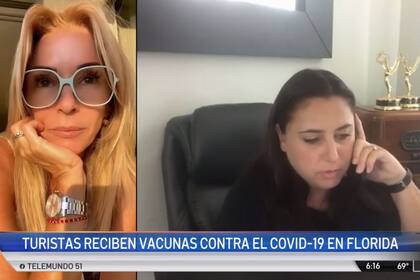 Yanina Latorre mostró la vacunación de su madre en sus redes sociales y fue una de las apuntadas por la TV de Miami