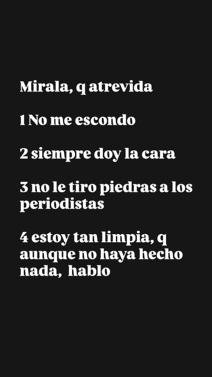 Yanina Latorre reaccionó y le dijo de todo a Mariana Muzlera (Foto: Instagram/@yanilatorre)
