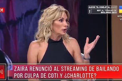 Yanina Latorre reveló cuánto gana en dólares Zaira Nara en el streaming del Bailando y sorprendió a muchos (Foto: captura de TV)