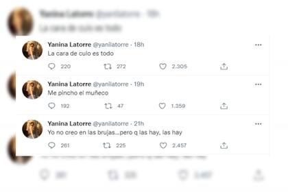 Yanina se descargo en Twitter (Captura Twitter)