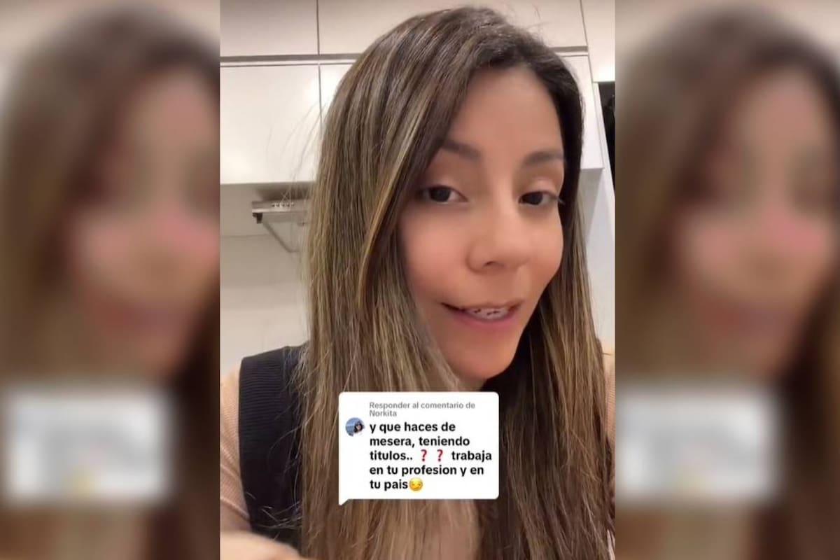 Yanira Aivar explicó en su cuenta de TikTok cómo fue que decidió trabajar como moza cuando tenía un título de abogada y dos maestrías en derecho