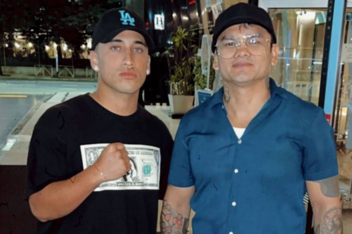 Yao Cabrera viajó a Buenos Aires y se encontró con "Chino" Maidana en un hotel de la Ciudad
