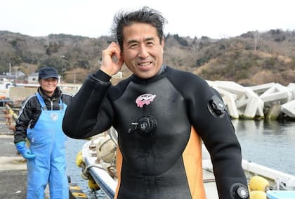 Yasuo Takamatsu en uno de sus primeros saltos en 2014.