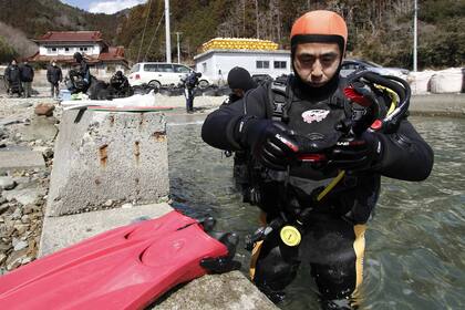 Yasuo Takamatsu realizó más de 600 inmersiones al mar