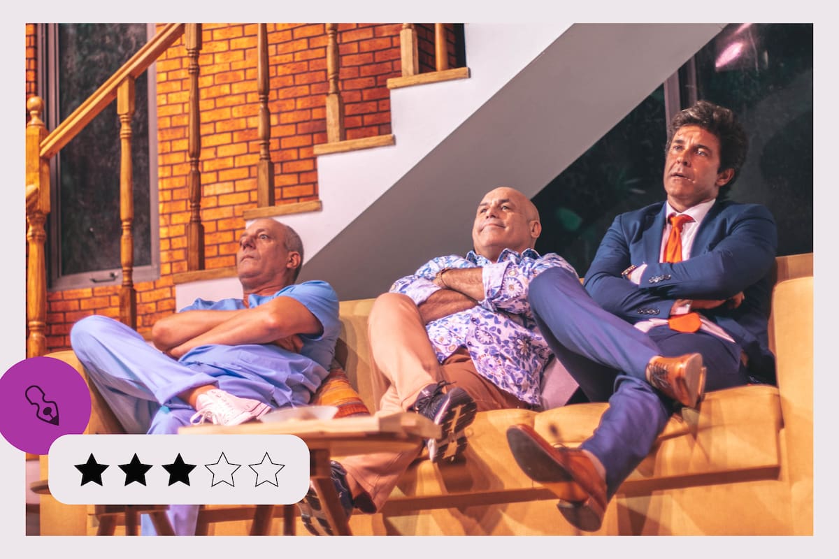 Yayo Guridi, Marcos Bicho Gómez y Mariano Martínez, en Tom, Dick & Harry