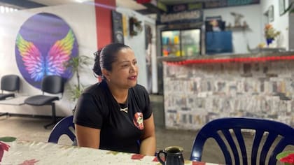 Yeidis Morales, en su restaurante "El Sazón de Margarita".