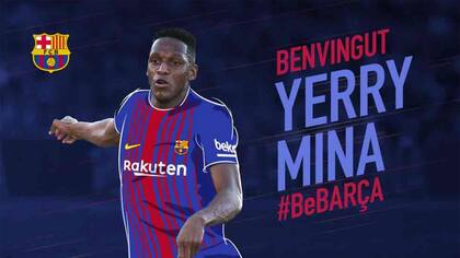 Yerry Mina, el nuevo central de Barcelona