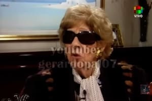 Yiya Murano, en el programa de Mirtha Legrand