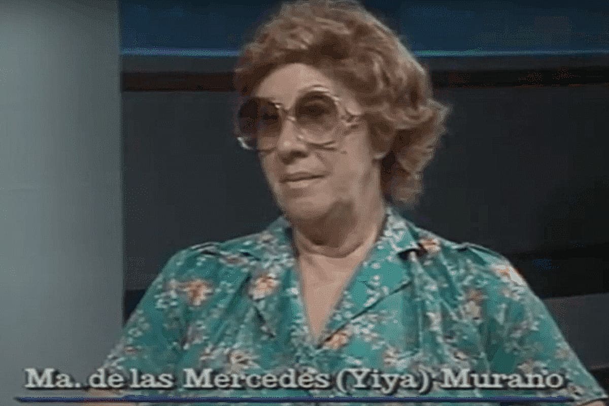 Yiya Murano, en una entrevista televisiva.