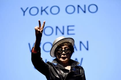 yoko ono en el MoMa, año 2015