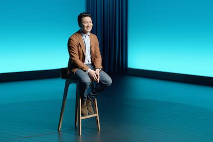 Yokoi Kenji en el marco de la charla de Aprendemos juntos la iniciativa de BBVA para un futuro más verde e inclusivo.