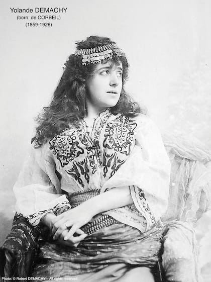 Yolande Demachy, la primera dueña del castillo.