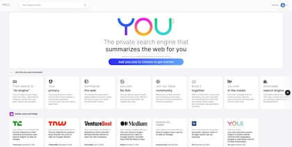 You reduce la información a lo más relevante y lo muestra de varias maneras, gracias a la IA
