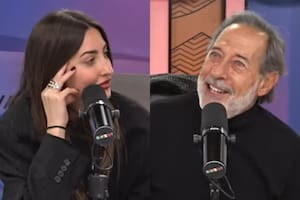 Yoyi Francella recibió a su padre en Antes que nadie y no pudo evitar emocionarse con sus dichos (Foto: Captura de video / Luzu TV)