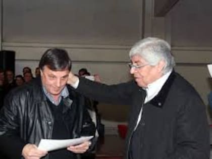 Yoyo Maldonado y Hugo Moyano
