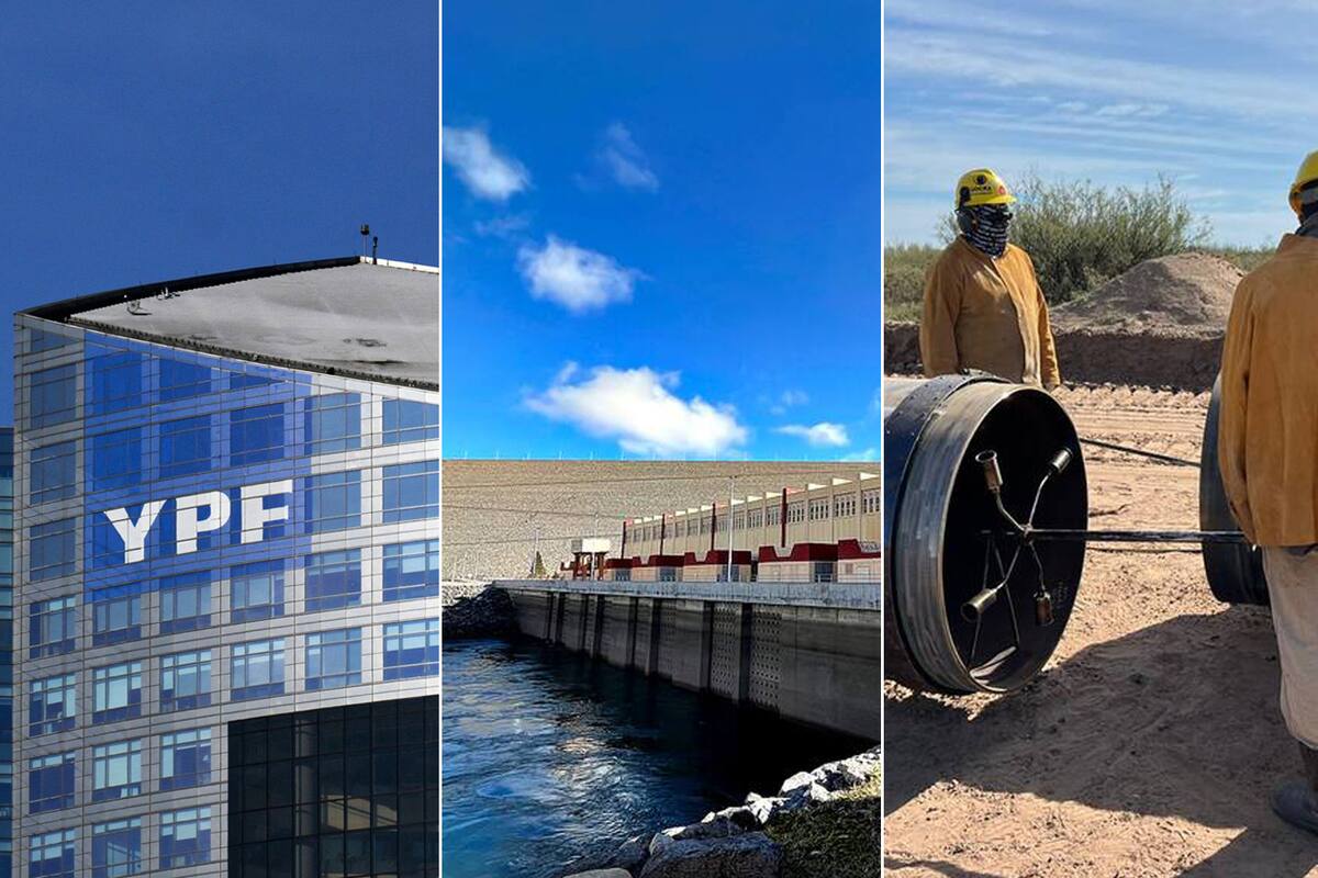 YPF, Central Hidroeléctrica Alicurá y Gasoducto Néstor Kirchner