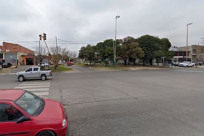 Yrigoyen y Alem, en Burzaco, donde fueron detenidos los tres gendarmes acusados de asaltar un almacén de Glew