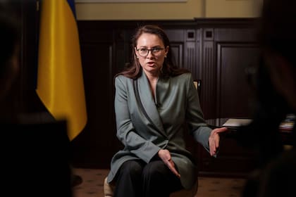 Yuliia Svyrydenko, ministra de Economía de Ucrania