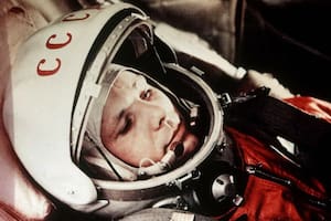 Yuri Gagarin, el ruso que fue el primer hombre en realizar un vuelo espacial el 12 de abril de 1961