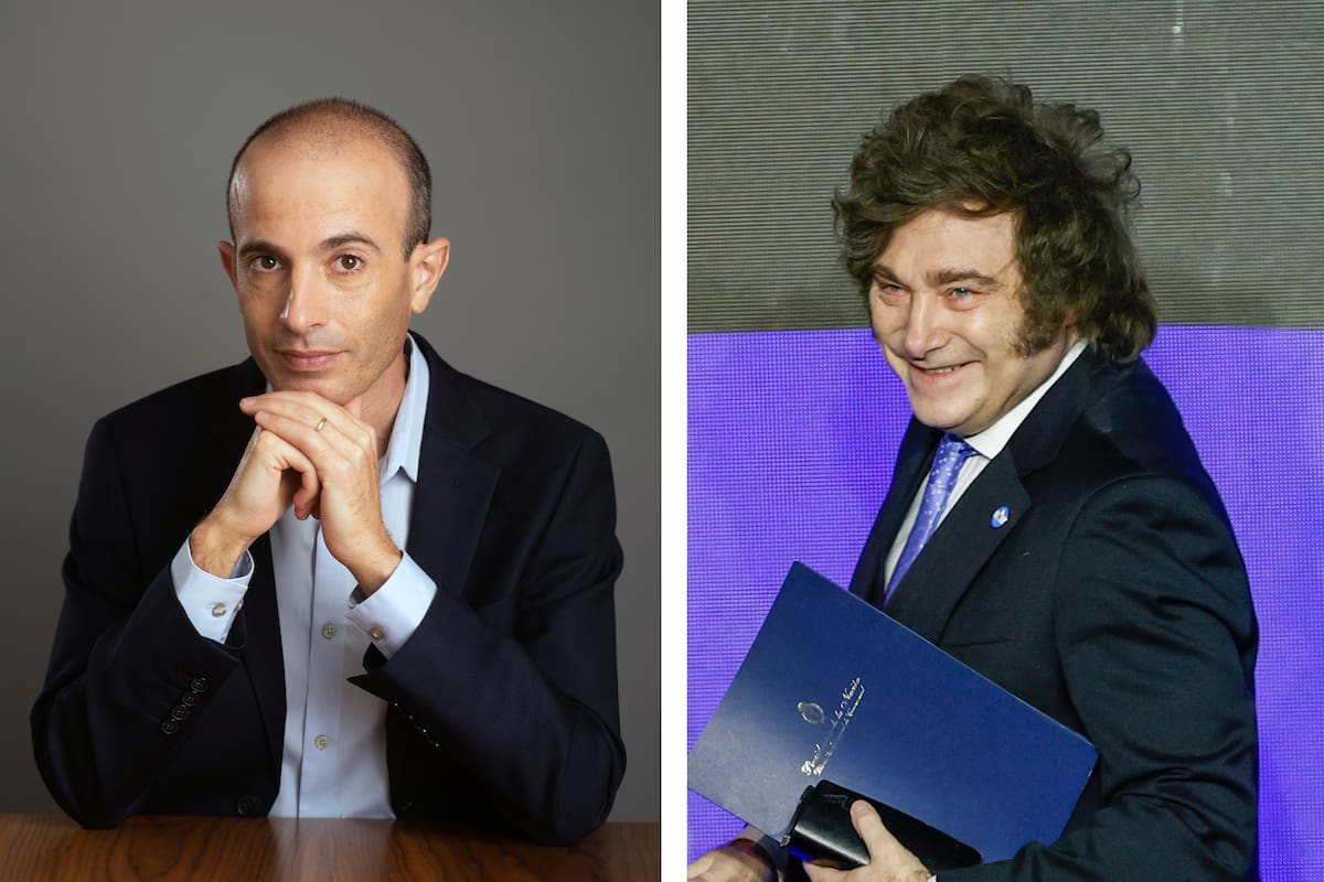 Yuval Harari y Milei