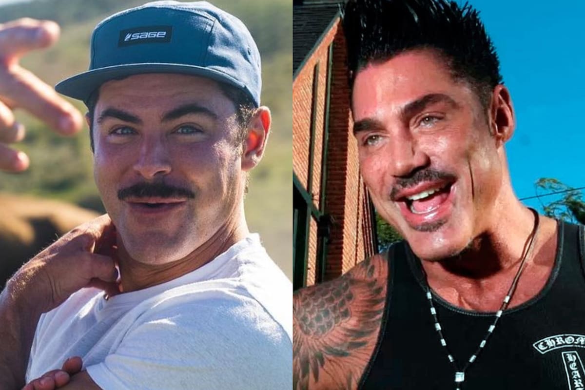 Zac Efron, cada vez más parecido a Ricardo Fort (Foto: Instagram)