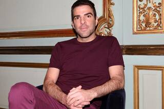 Zachary Quinto, el actor vino a presentar en la Argentina a su último villano